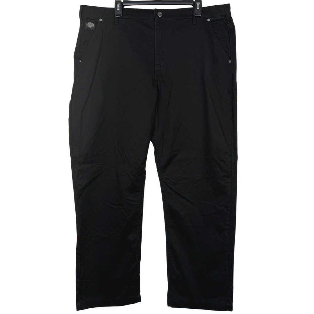 Harley-Davidson Men's Mechanic Pant Mens 40x30 Canvas Biker Pants Black HDMC